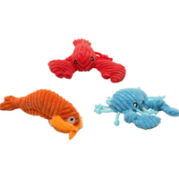 Raw Bar Wee Huggles® Plush Dog Toys, 3 pack