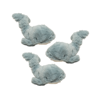 Mobie Whale Wee Huggles® Plush Dog Toys, 3 Pack