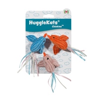 HuggleKats® Chickies Cat Toys, 3 Pack