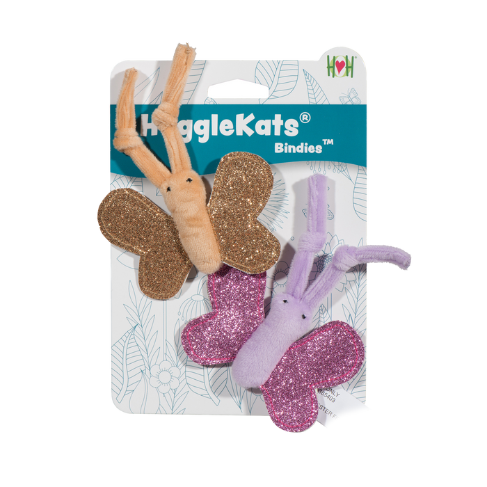 HuggleKats® Bindies™ Cat Toys, 2 Pack
