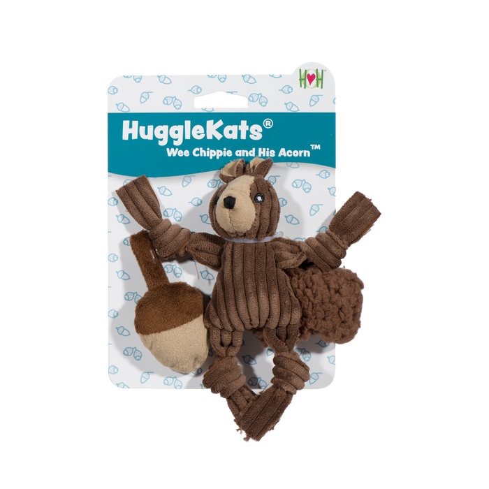 HuggleKats® Wee Chippie and His Acorn Cat Toy Set