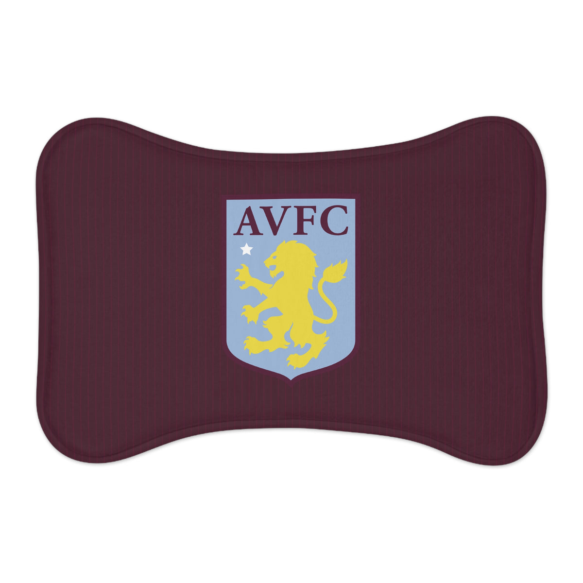 Aston Villa FC 25/26 Home Kit-Inspired Pet Feeding Mat - Different Styles