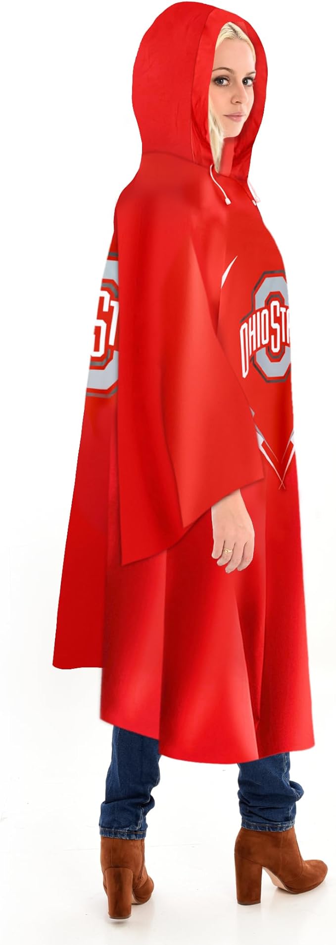 OH State Buckeyes Unisex Premium Poncho