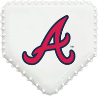Atlanta Braves Hard Nylon Home Plate Chew Toy
