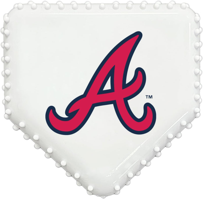 Atlanta Braves Hard Nylon Home Plate Chew Toy