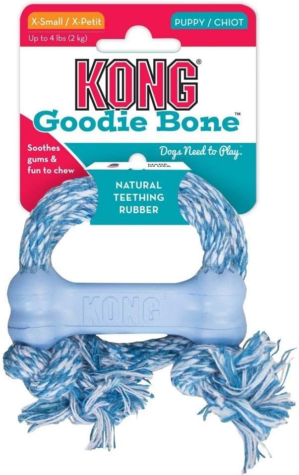 KONG Puppy Goodie Bone with Rope