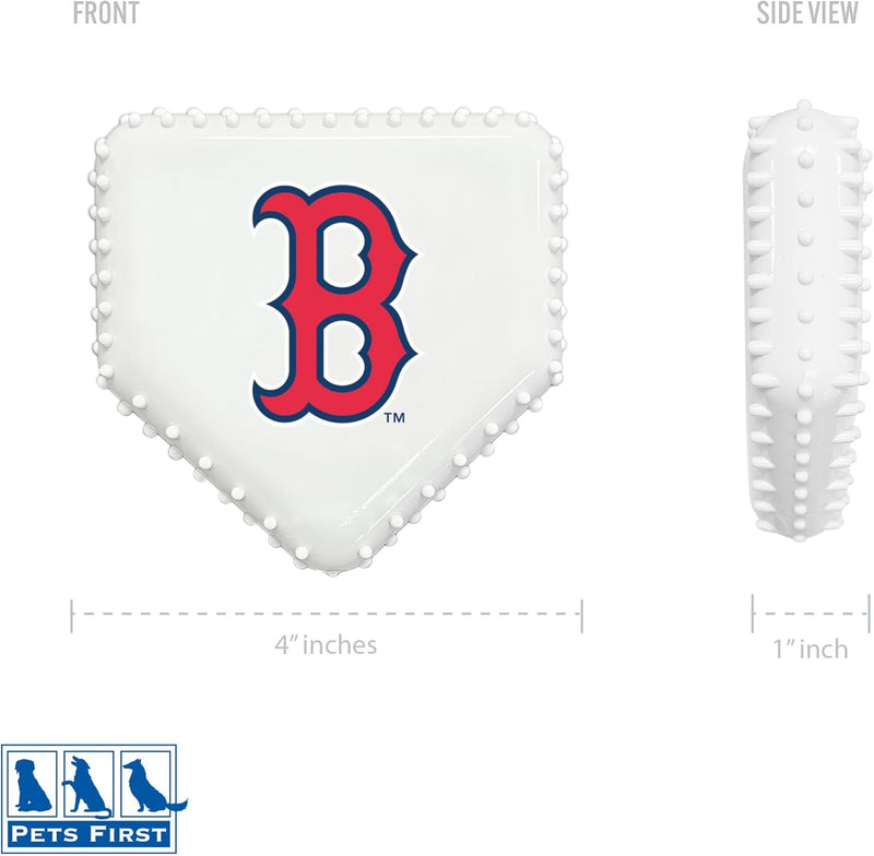 Boston Red Sox Hard Nylon Home Plate Chew Toy
