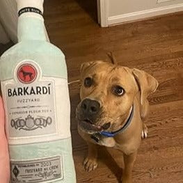 BarKardi Bottle Plush Dog Toy