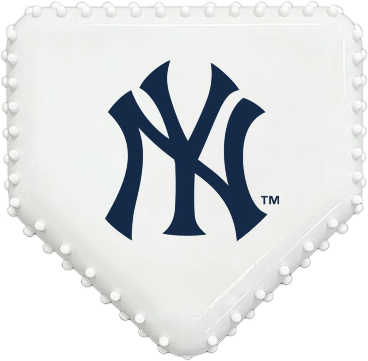 New York Yankees Hard Nylon Home Plate Chew Toy