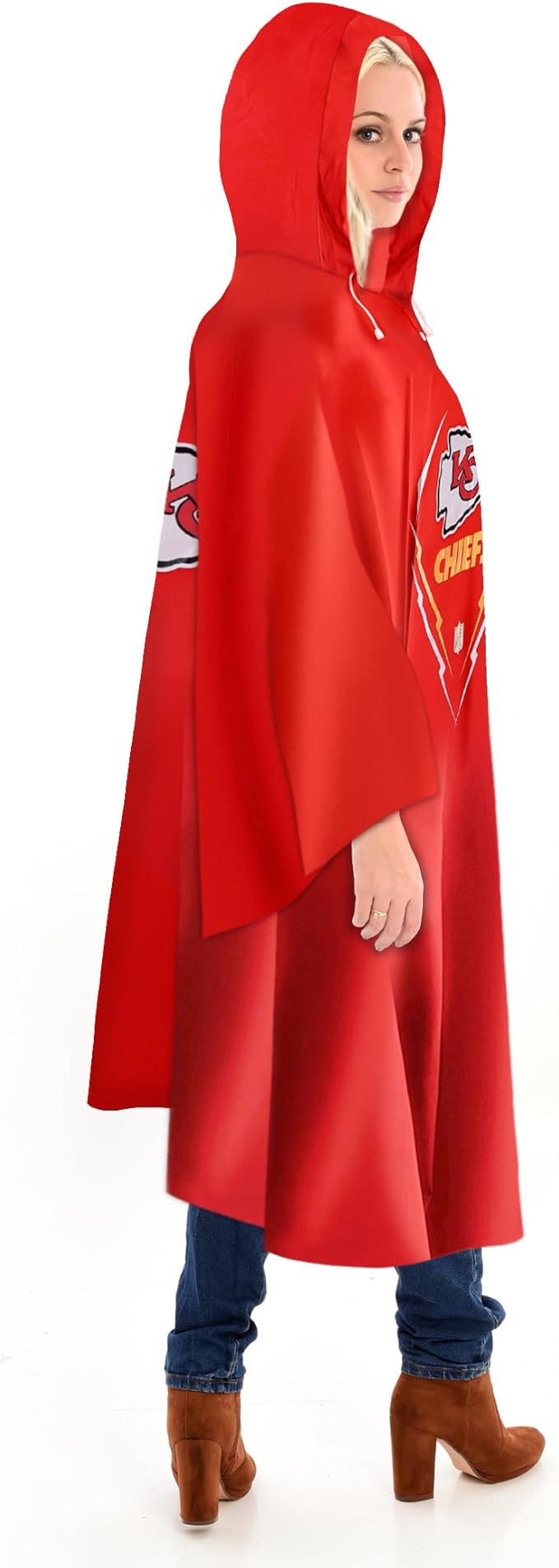 Kansacity Chiefs Hooded 2024 Poncho