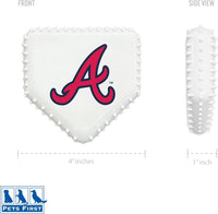 Atlanta Braves Hard Nylon Home Plate Chew Toy