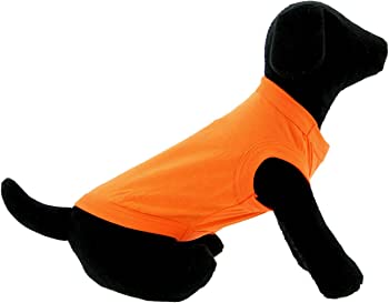 Big Dog Sunset Orange All-Cotton Sleeveless Shirt