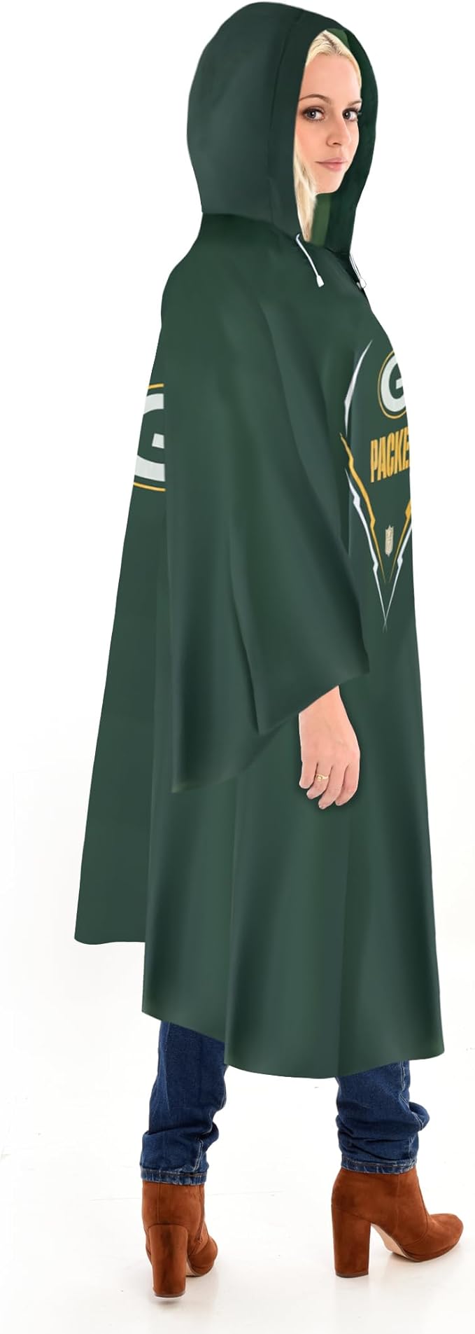 Green Bay retailer Packers Embroidered Poncho