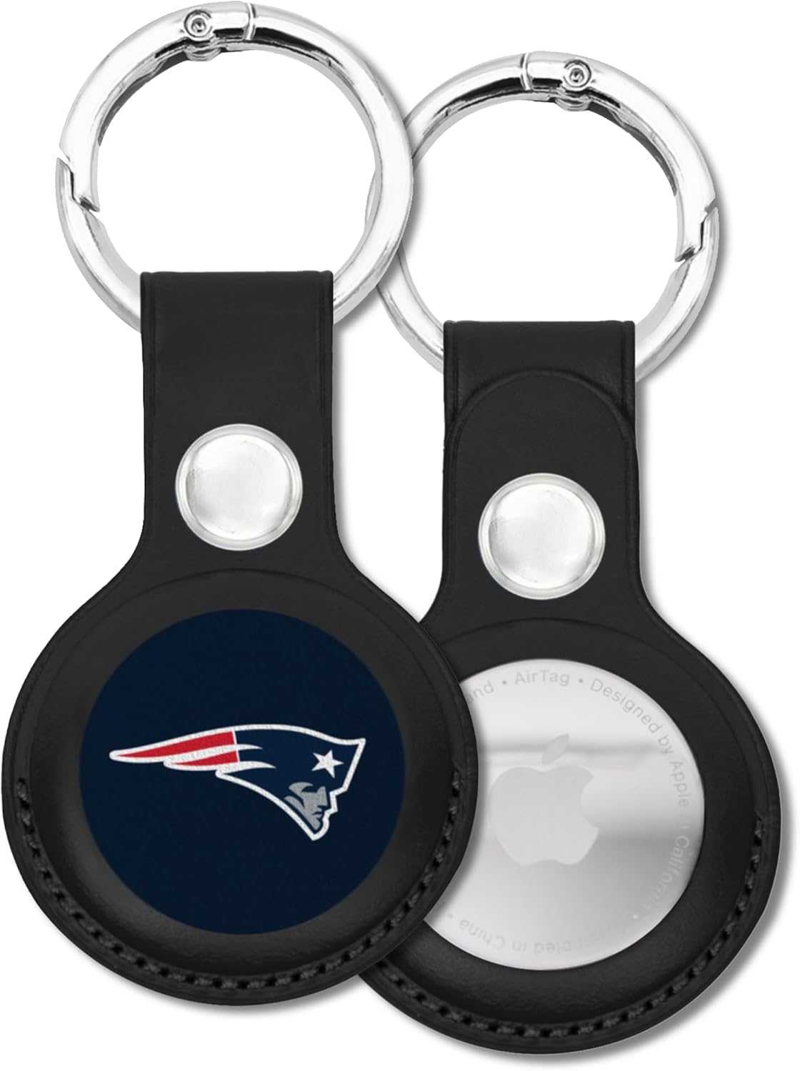 New England Patriots PVC Air Tag Holder