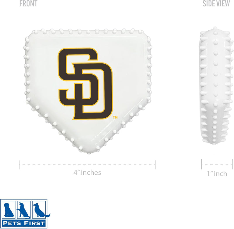 San Diego Padres Hard Nylon Home Plate Chew Toy