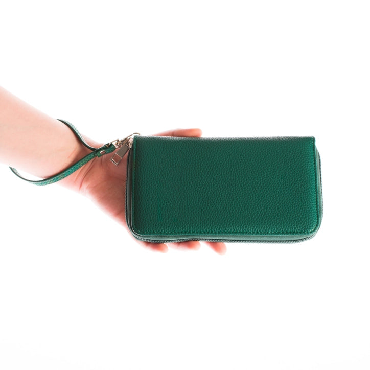 Green Bay Packers Zip Organizer Wallet Pebble