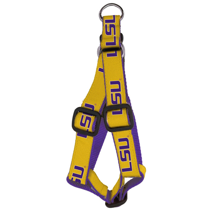 LSU Tigers Nylon Dog Step-In Harness