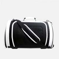 Kelle Black & White Carrier Bag