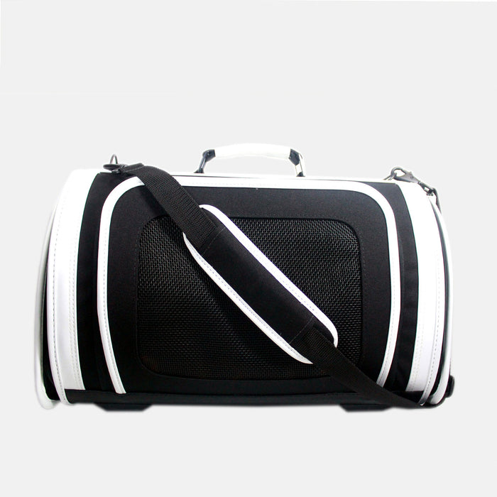 Kelle Black & White Carrier Bag