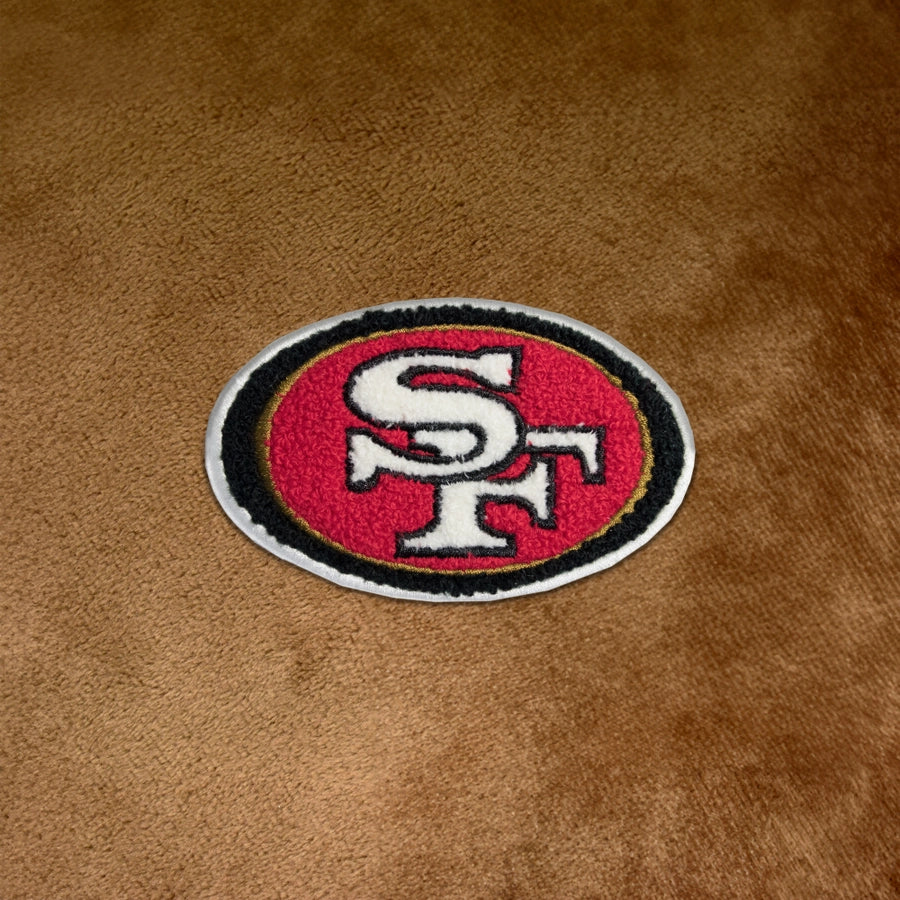 San Francisco 49ers Fur Trim Poncho