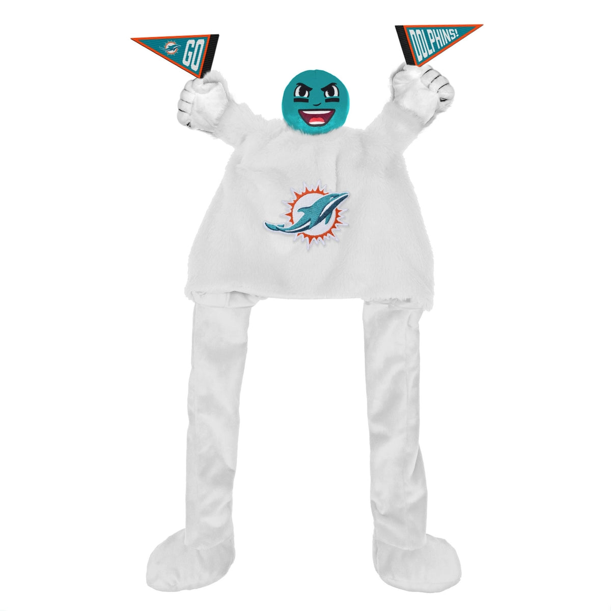 Miami Dolphins Mascot Cheering Sidekick Hat