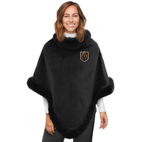 Vegas Golden Knights Fur Trim Poncho