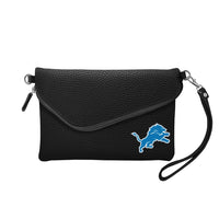 Detroit Lions Fold-Over Crossbody Pebble Purse