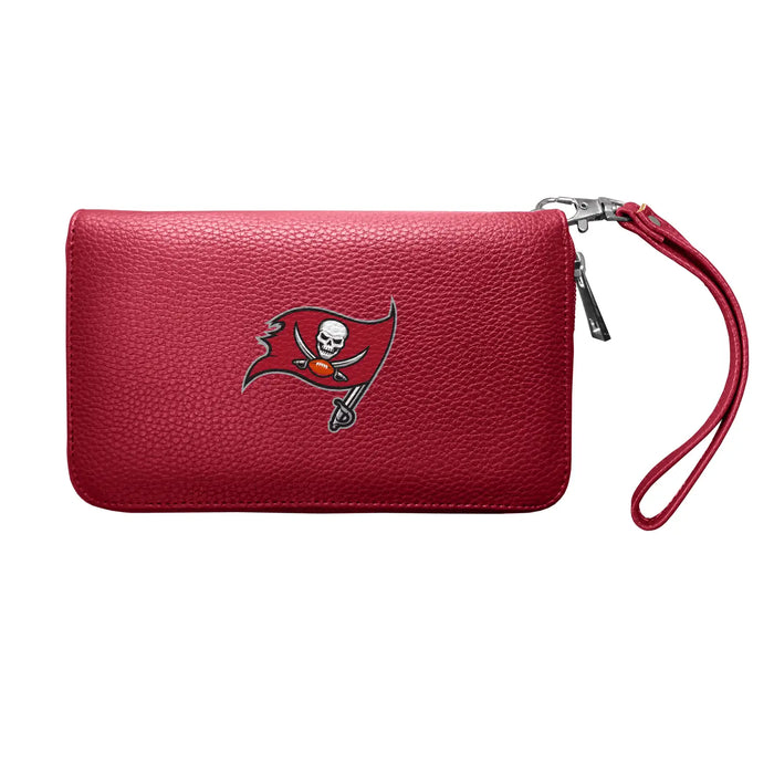 Tampa Bay Buccaneers Zip Organizer Wallet Pebble