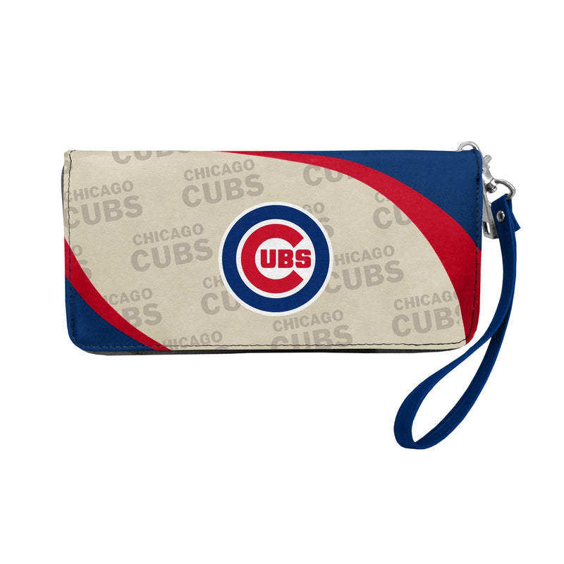 Chicago Cubs Curve Zip Organizer Wallet