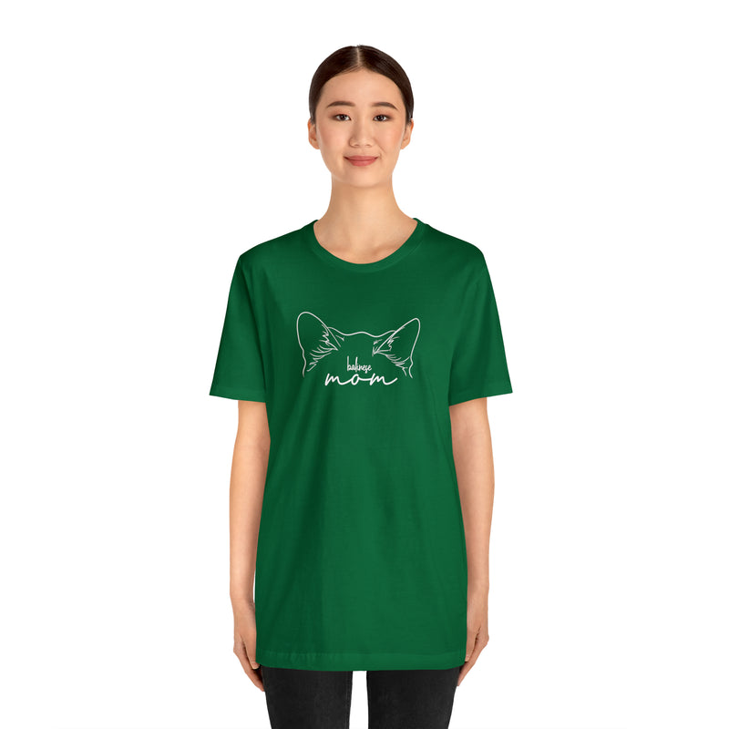 Balinese Cat Mom Short Sleeve Tee