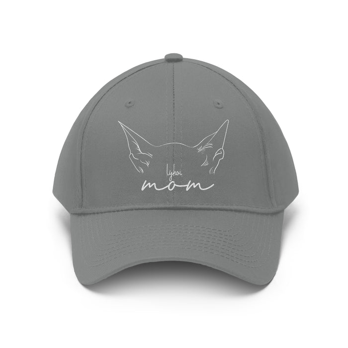 Lykoi Cat Mom Embroidered Twill Hat