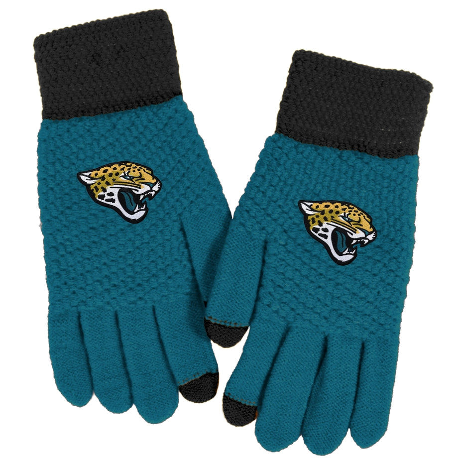 Jacksonville Jaguars Waffle Knit Gloves