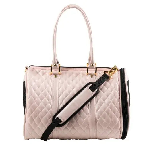JL Duffel Pink Quilted Luxe