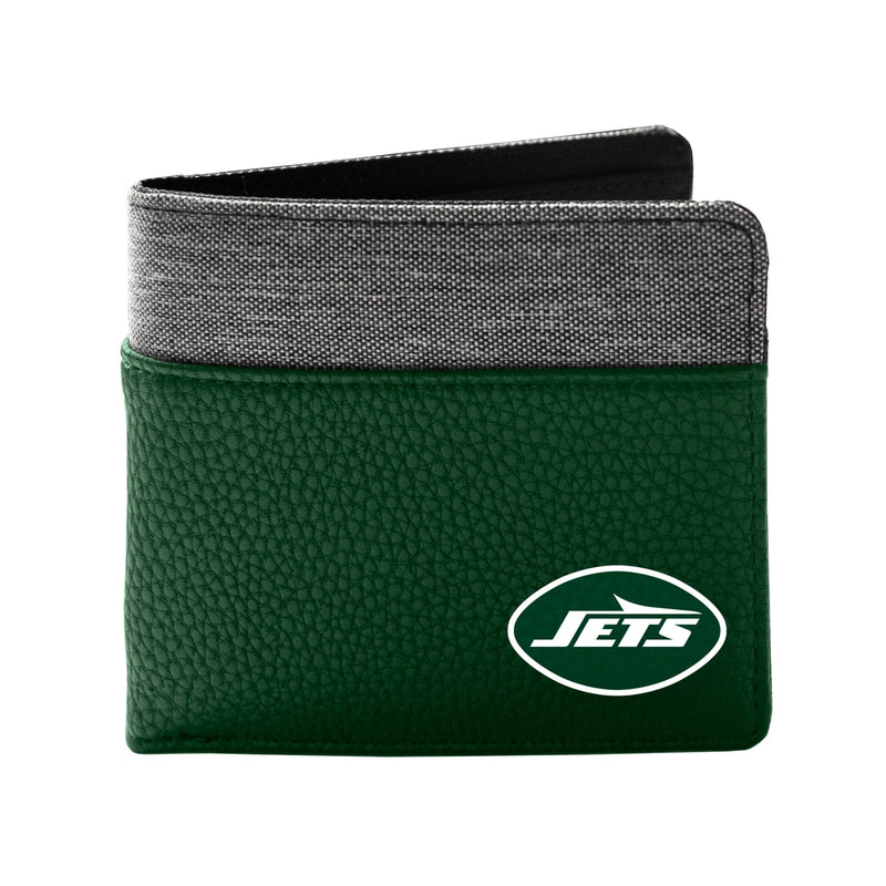 New York Jets Pebble Bi-Fold Wallet