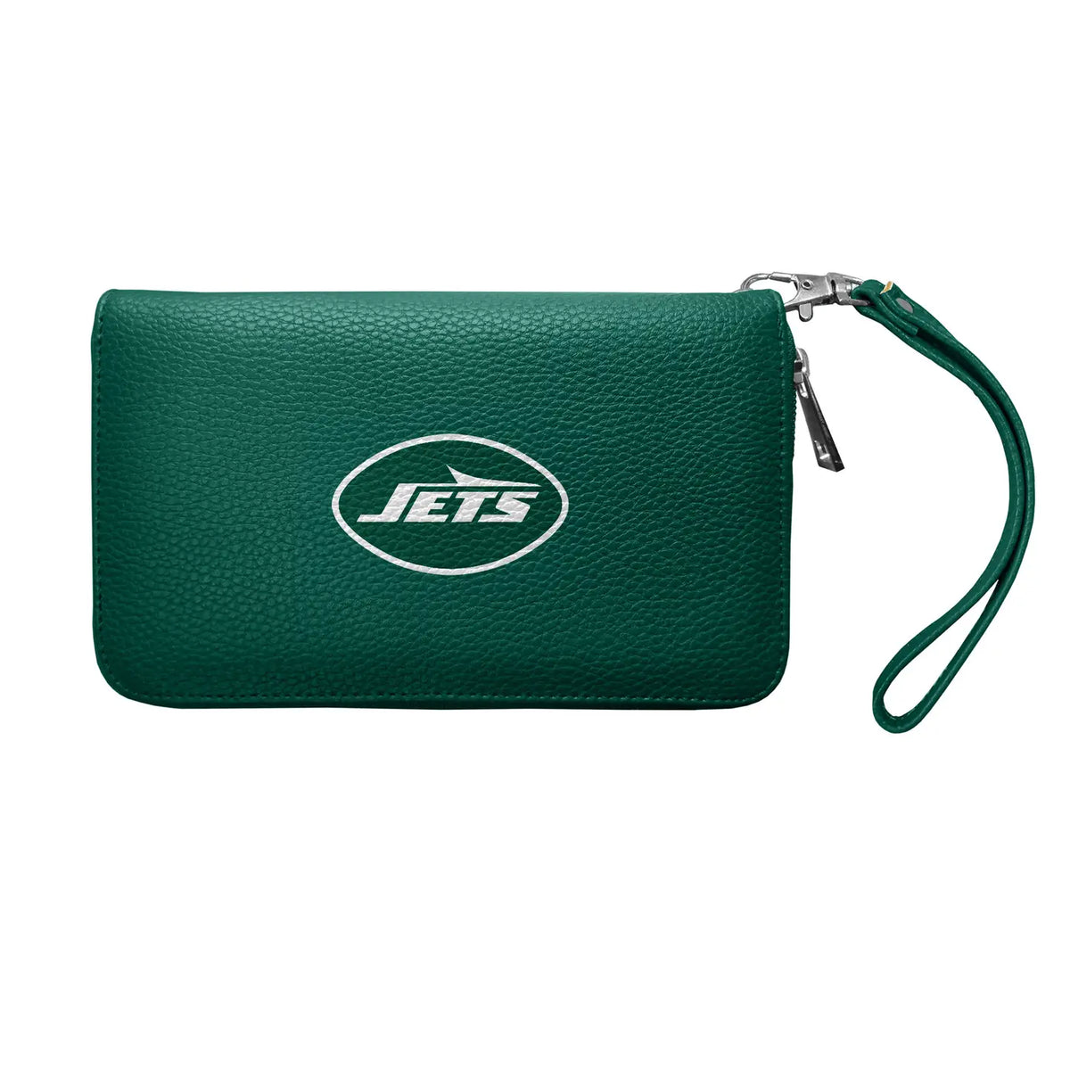 New York Jets Zip Organizer Wallet Pebble