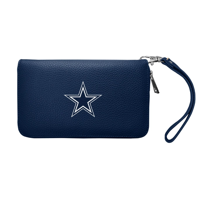 Dallas Cowboys Zip Organizer Wallet Pebble