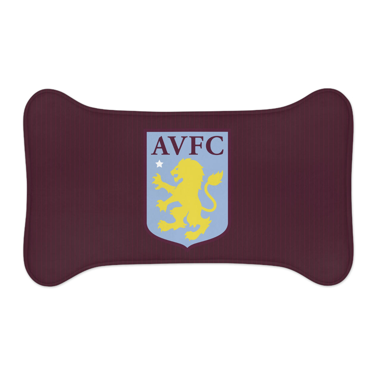 Aston Villa FC 25/26 Home Kit-Inspired Pet Feeding Mat - Different Styles