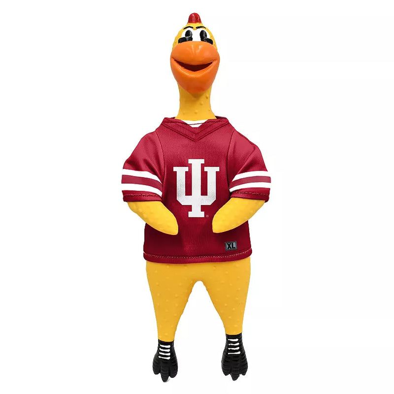 IN Hoosiers Rubber Chicken Pet Toy