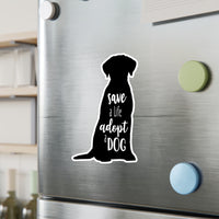 Save a Life, Adopt a Dog Vinyl Decals