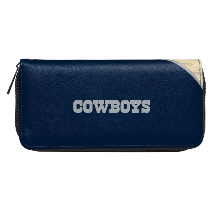 Dallas Cowboys Curve Zip Organizer Wallet