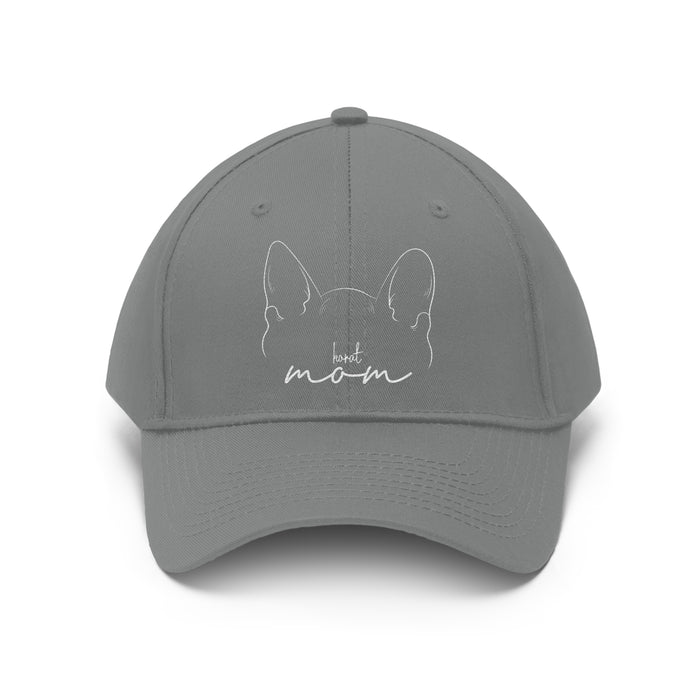 Korat Cat Mom Embroidered Twill Hat