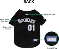 CO Rockies Pet Jersey