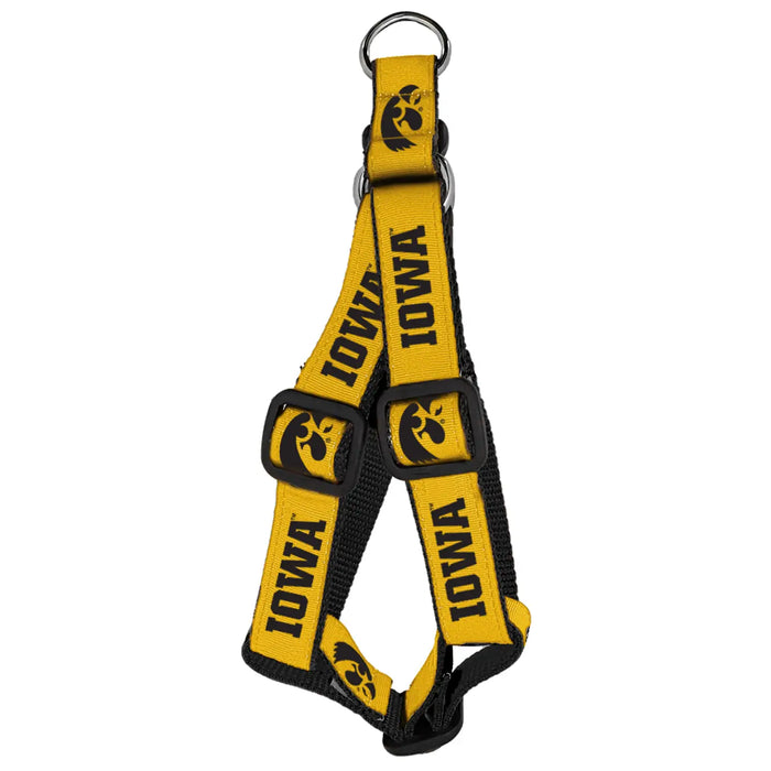 IA Hawkeyes Nylon Dog Step-In Harness