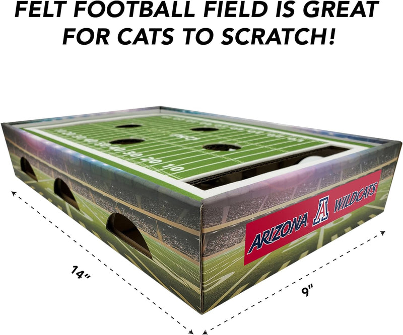 AZ Wildcats Football Stadium Cat Scratcher Toy