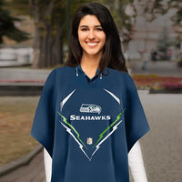 Seattle Seahawks Unisex Premium Poncho