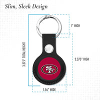 San Francisco 49ers PVC Air Tag Holder