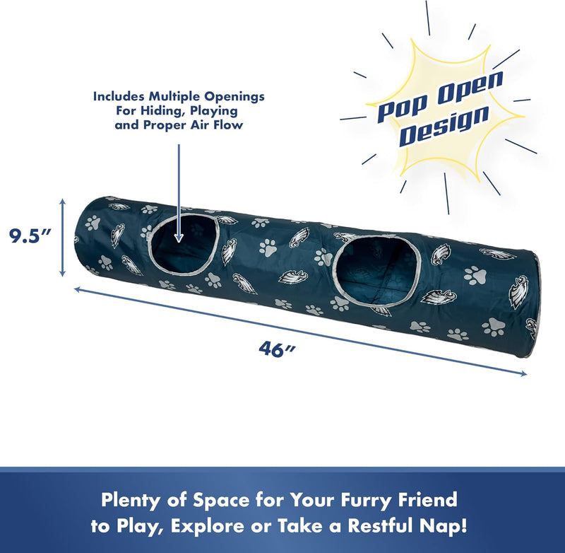 Philadelphia Eagles Cat Tunnel Toy