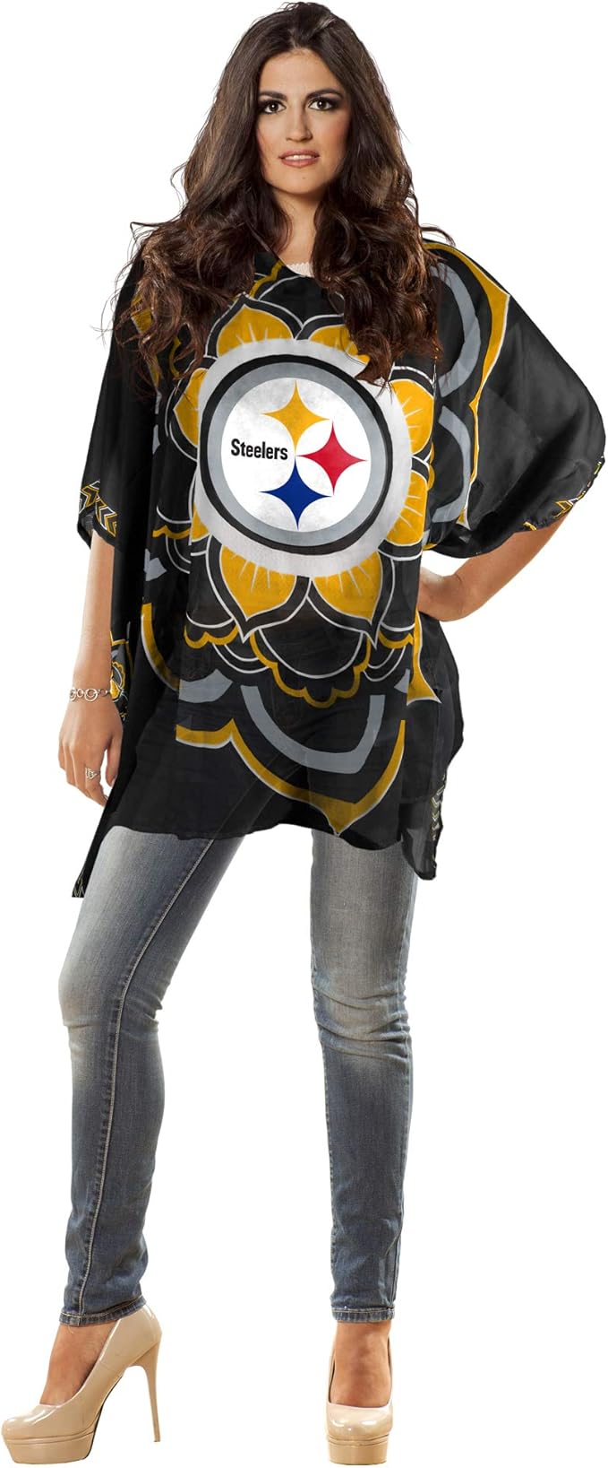 Pittsburgh Steelers Caftan Flower