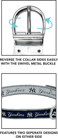 New York Yankees Reversible Dog Collar