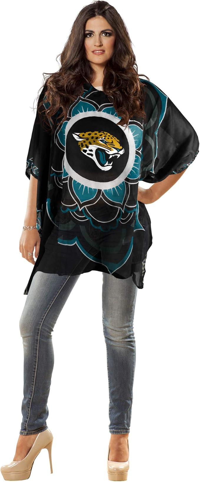 Jacksonville Jaguars Caftan Flower